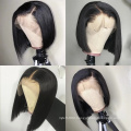 Cheap Wholesale Transparent HD Full Lace Bob Human Hair Lace Frontal Wigs Brazilian Virgin Hair Lace Front Wig For Black Women